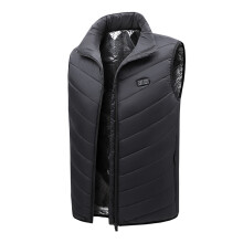 Gilet riscaldante a infrarossi innovativo, abbigliamento riscaldante elettrico con 17 zone di riscaldamento per un riscaldamento rapido, design