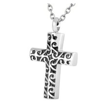 Crosses Ashes Locket Memorial Jewelry Cremation Box Daily Wear