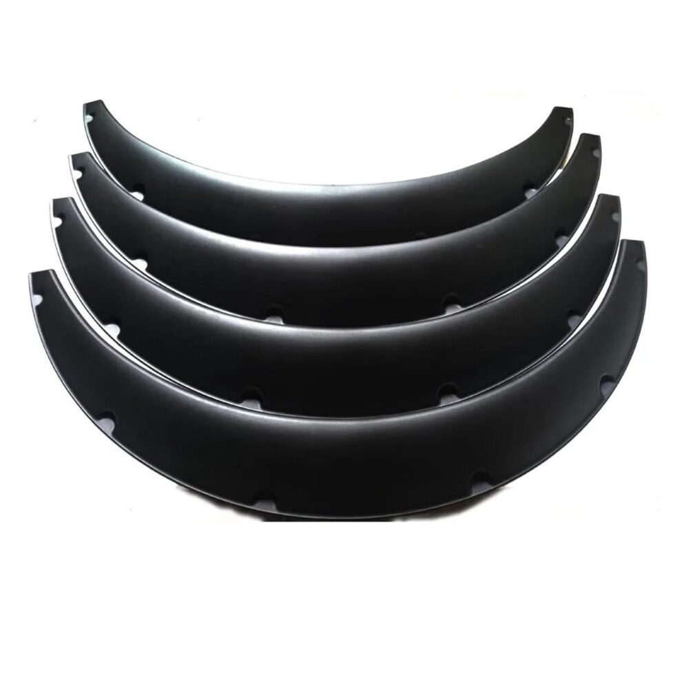4Pcs 90Mm Universal Flexible Car Fender Flares Extra Wide Wheel Arch Extensions For Sporty Style 9105992623655