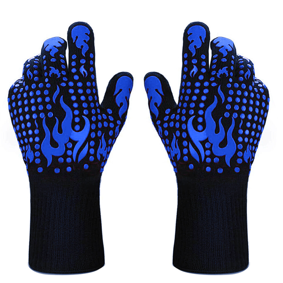FlameGuard Companion, Heat Resistant To 800 Degrees Celsius, Non-Slip Silicone Design, Flexible Fingers For Enhanced Dexterity, Sweat Absorption To Ke