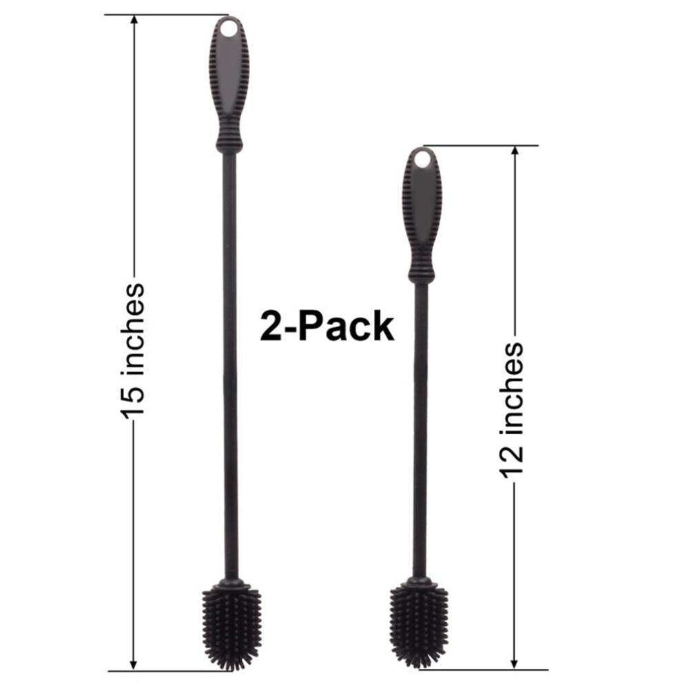 Dishwasher Safe Milk Bottle Cleaner, Long Handle Silicone Bottle Brush, Your Essential Tool For Keeping Baby Bottles, Sports Bottles, And Kitchen Appl