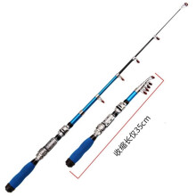 Telescopic Fishing Pole Mini Ultra Light 1.7m Yellow Rod Travel Compact