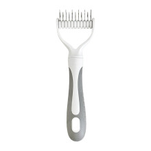 Professional Pet Hair Comb Double Side Dog Dematting-Gray small