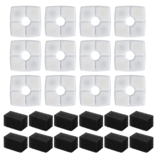 Automatic Fountain Filter with Foam Set Pet Fountain-4 plus 4 1