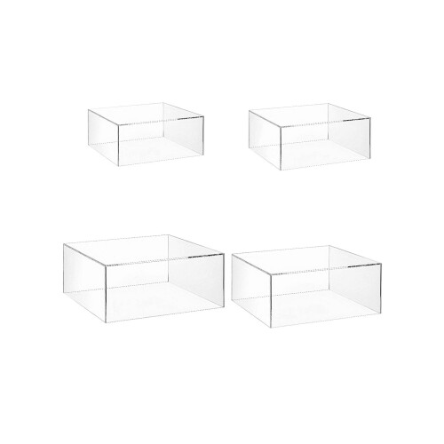 Food Riser For Buffet Table Elegant Acrylic Dessert Riser Stacking on OnBuy
