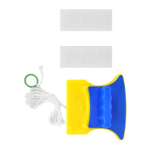 Justerbar magnetisk glidebørste for doble vinduer, rengjøringsverktøy for høyhusvinduer med sterk absorpsjon for 3-8 mm vindusrør for enkeltglass