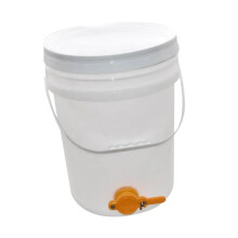 White 5Gallon Beekeeping Pail, Harvesting Tool, Storage Barrel, Beekeeping Supplies For Home Improvement