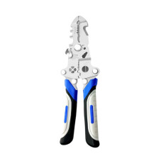 10 in 1 Foldable Wire Stripper-Blue and black handl
