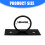 Pack de 10 supports de fixation pour corde de cerceau, kit-Noir 4