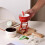 Fondue Pots Set Ceramic Butter Warmers Set Tealight-White 3