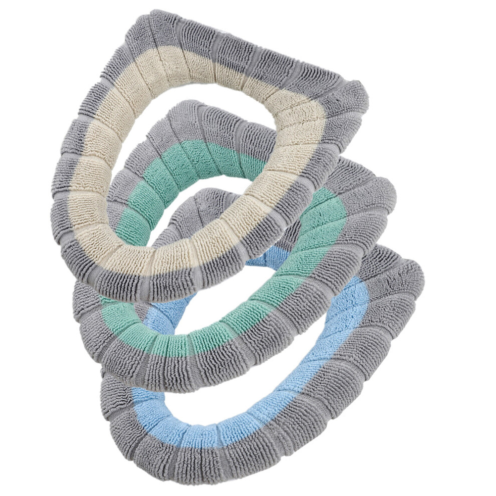 Stylish Toilet Seat Cover Pads Offering Cold Resistance, Crafted From Soft Thicker Warmer Material For Year-Round Use 9135470891788