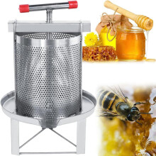 Manual Honey Press Extractor Stainless Steel Household Mesh Honey Strainer Spinner Press For Beekeeping Supplies