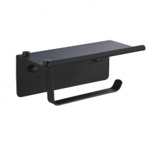 Toilet Roll Holder with Mobile Phone Holder, No Drilling Toilet Roll Holder, Toilet Roll Holder