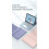 (Pink) iPad 10th Generation 2022 10.9" Color Touch Keyboard Case with Bluetooth Mouse Cute Round Key TouchPad 7
