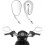 Side Mirrors 8mm Rear View Mirror Fit for Harley Dyna Softail Chopper Bobber Chrome 1