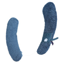 Funda de asiento de inodoro cálida, alfombrilla de felpa fácil de limpiar para mayor comodidad en invierno, se adapta a la mayoría de los tamaños