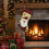 Efficient Velvety Fabric Christmas Decors With Soft Texture-C 6