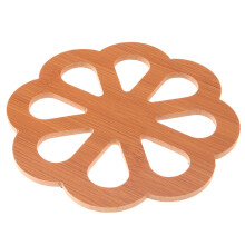 Non Slip Silicone Backed Mats Decorative Fish Shaped Trivets Natural Bamboo Hot Pads Protective Countertop Hot Mats Heat Resistant Bamboo Trivets For