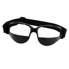 Basketball Glasses Team Training Aid Adult Unisex Wearable Adjustable Elastic Strap Dribbling Specs Eye Safety Black