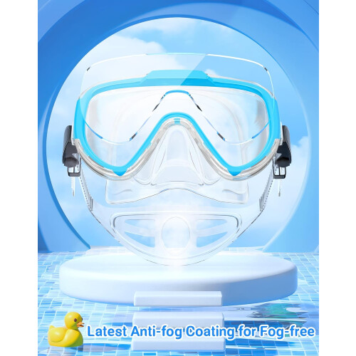 Σετ Ocean Explorer, Γυαλιά Κολύμβησης με Αντιθαμβωτικούς Φακούς για Απρόσκοπτη Όραση, 2
