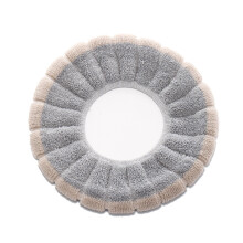 Funda para asiento de inodoro con diseño totalmente envolvente, fibra acrílica suave y cómoda que ofrece una experiencia cálida y acogedora en el