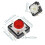 Reset Button Momentary Switch With Light 5Piece Pack 12x12x7.3mm White LED Illuminated Tactile 4