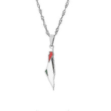 (Silver) Chain necklaces, silver and gold, Palestinian pendants