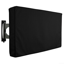 Heavy Duty Outdoor TV Cover Waterproof and Dustproof Construction Double Stitched Remote Storage Pocket 3032 Inch