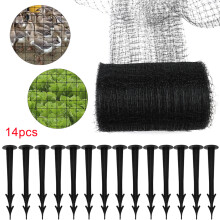 Gartennetz zum Schutz von Obstbäumen, robustes Gartennetz als Wildschutzzaun aus UV-beständigem Material mit leicht zuschneidbarem Design,