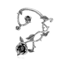 (6.2*4.5cm, Silver) Ladies' stud earrings, alloy material, 2.51.85 inches, simple and versatile, essential for daily wear