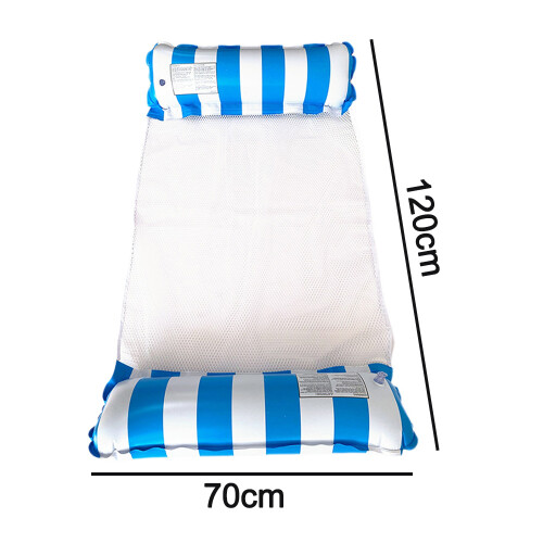 Durable Non-Puncture Material Multi-Purpose Hammock Pool Float, Portable Pool Chair Float for Pools Sea Holidays Vacations (2 Pack) 1