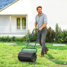 Outsunny Combination Push w/ 38L Sand or Water Garden Dark Green