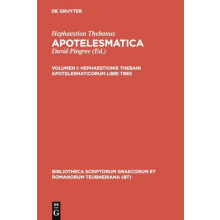 Apotelesmaticorum Vol. I CB by Hephaestio Thebanus Other Book