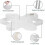 (M) Knee brace with side stabilizers, Breathable and adjustable, Suitable for various knee injuries 3