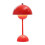 (Red) Bud-shaped table lamp, rechargeable with three-color temperature in macaron colors, suitable for multi-scenario lighting 1