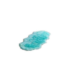 (60 90cm, Blue) Faux fur floor rugs, available in various colors and sizes, soft, warm and practical