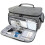 (A4) Medicine storage bag, Empty lockable pill bottle organizer, Portable zipper bag 2