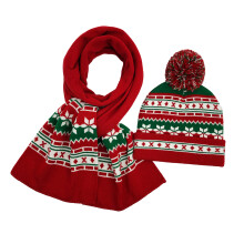 Gezellige kerstdeken/sjaal, gebreide sjaal voor het hele gezin, kerstcadeau, kerstdecoratie, warme, modieuze kerstsjaal voor de winter.