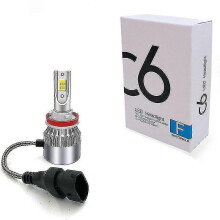 (9005) LED Car Headlight Bulb C6, Suitable for Multiple Models such as H11/H3, 6000K Color Temperature, 7600 Lumens