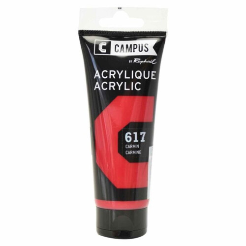 Acrylfarbe 100 ml - Karminrot Nr. 617
