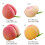2Pcs Artificial Peaches Simulation Peach Fruits Perfect-Pingtao 4