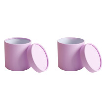 Colorful Bouquet Holder Tube Small Flower Box Bouquet-Purple