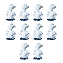 10lots Realistic Polyresin Corals Ornaments-Type E white