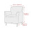 Polyester Sofa Cover Elastic Single Couch Cover-Turquoise Blue 6