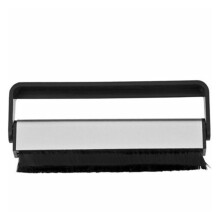 Combination Carbon Fiber Vinyl Record Cleaning Brush With Plastic Handle For Turntables And Phonographs
