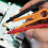 Support en plastique de support de sonde de multimètre de-Blanc 2