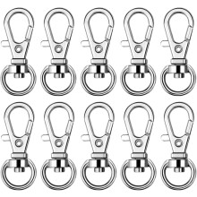 Key Fastener Accessories, Anti-Rust Zinc Alloy, Wide Application, Snap Closing Accessory For Diy Creation, Home School Office Use (10PCS)