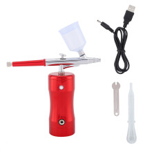 Kit aerografo con compressore ad alta pressione a doppia azione, set aerografo portatile per pittura, nail art, trucco, modellismo e decorazione di