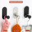 Crochet de douche en acier inoxydable antirouille,- Argent 6