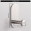 Crochet de douche en acier inoxydable antirouille,- Argent 4